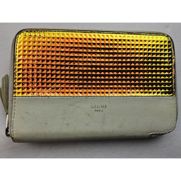 Celine Paris Zip Around Reflective Wallet - Picture 5 of 11